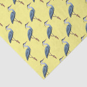 Grootblauwe cartoon afbeelding tissuepapier (Detail)