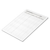 grootboek van de boekhoudkundige inkomsten en uitg notitieblok (Schuin)