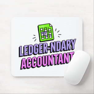 grootboekaccountant - grappig accountant citaat muismat