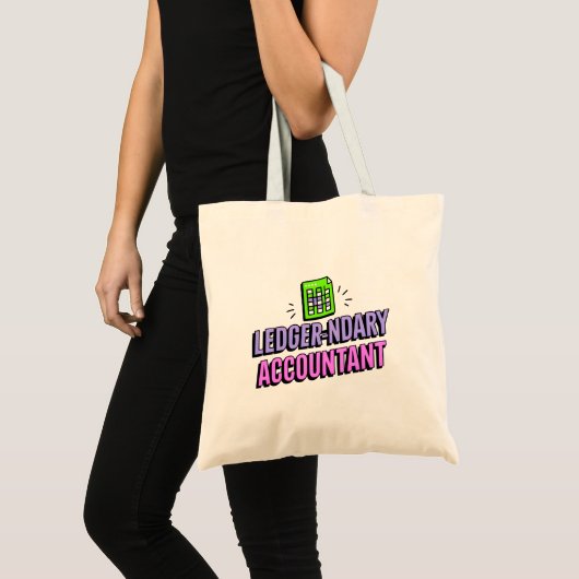 grootboekaccountant - grappig accountant citaat tote bag (Voorkant (product))
