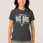 Grootbroer 2026 Bevorderd tot Big Brother 2026 Tri-Blend Shirt (Voorkant)