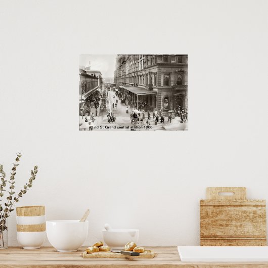 Grootcentrale station afdrukken poster (Keuken)