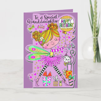 Grootdochter 6th Birthday Kaart - Magical Fairy