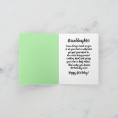 Grootdochter African Happy Birthday Kaart (Binnen)