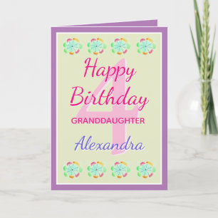 Grootdochter Cute Keepomwille Birthday Card Kaart