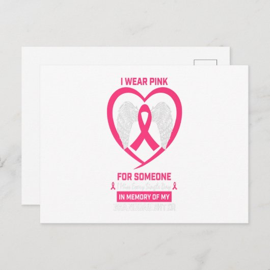 Grootdochter Gifts Aankondigingskaart (Voorkant / Achterkant)