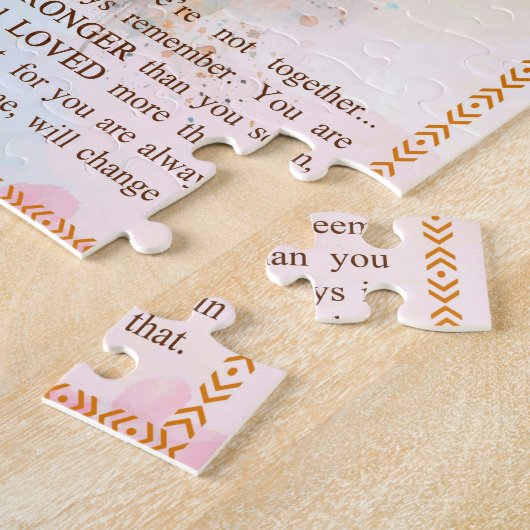 Grootdochter Gifts | Van opa Grandma Legpuzzel (Zijkant)