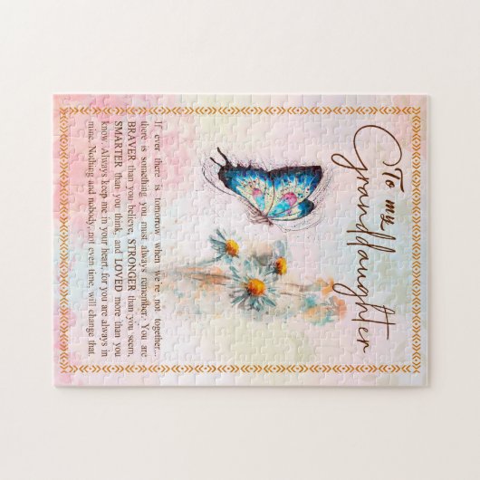 Grootdochter Gifts | Van opa Grandma Legpuzzel (Horizontaal)