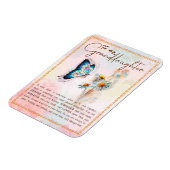 Grootdochter Gifts | Van opa Grandma Magneet (Linkerzijde)