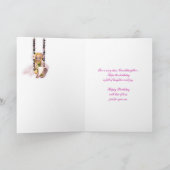 Grootdochter Happy Birthday schattige fee van de b Kaart (Binnen)