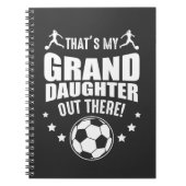 Grootdochter Soccer Girl Proud grootouders Notitieboek (Voorkant)