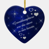 Grootdochter Star Heart Keepomwille Keramisch Ornament (Voorkant)