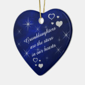 Grootdochter Star Heart Keepomwille Keramisch Ornament (Links)