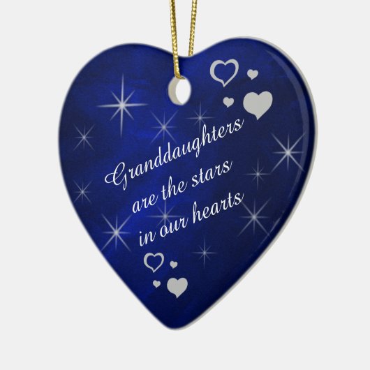 Grootdochter Star Heart Keepomwille Keramisch Ornament (Links)