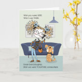 Grootdochter Teen of Tween die je meisje vermist Kaart (Gele Bloem)