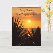 Grootdochter van de wet kaart (Gele Bloem)