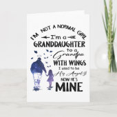 Grootdochter van normaal meisje, opa met Wings Ang Kaart (Voorkant)