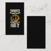 Grootdochter Vietnam Veteran Grandpa Soldaat Visitekaartje (Voorkant / Achterkant)