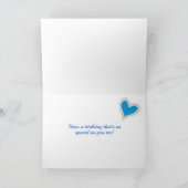 Grootdochters 21e verjaardag Daisies Word Art Card Feestdagen Kaart (Binnen)