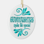 Grootdochters maken het leven speciaal keramisch ornament (Rechts)