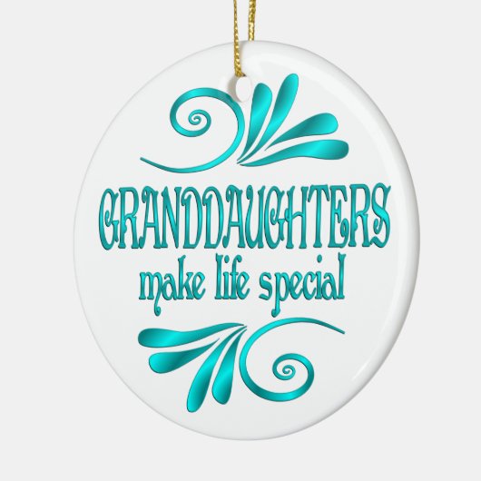 Grootdochters maken het leven speciaal keramisch ornament (Links)