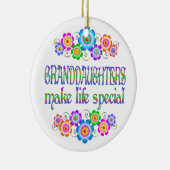 Grootdochters maken het leven speciaal keramisch ornament (Rechts)