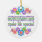 Grootdochters maken het leven speciaal keramisch ornament (Voorkant)