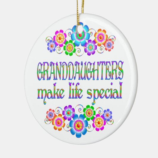 Grootdochters maken het leven speciaal keramisch ornament (Links)