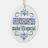 Grootdochters maken het leven speciaal keramisch ornament (Rechts)