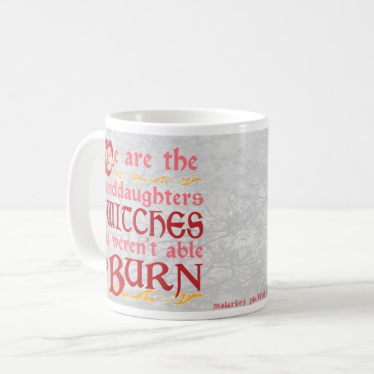 Grootdochters van heksen koffiemok (Voorkant links)