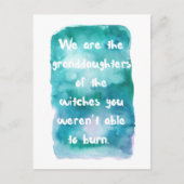 Grootdochters van het Briefkaart van de heksen (Voorkant)