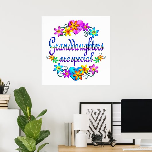 Grootdochters zijn speciaal poster (Thuiskantoor)