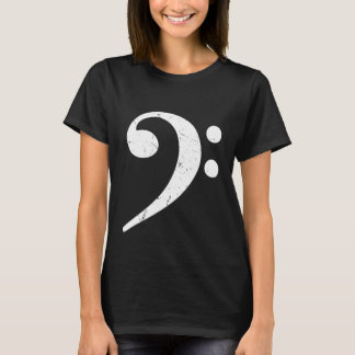 Groote Bassleutelsleutel Bassist T-shirt