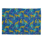 Grootgele gepotte katten in prachtig regenwoud kussensloop (Achterkant)