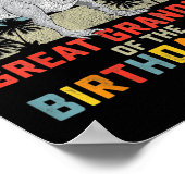 Grootgrootmoeder Dinosaur van de geboorte jongen Poster (Hoek)