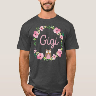 Grootgrootmoeder Gigi Zwangerschap Aankondiging Ba T-shirt