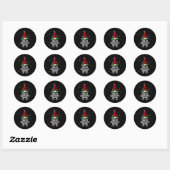 Grootgrootmoeder Gnome Buffalo Pset Matching Famil Ronde Sticker (Vel)