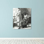 Grootgrootmoeder Severan van Leslie Keith Canvas Afdruk (Insitu (Houten vloer))