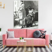 Grootgrootmoeder Severan van Leslie Keith Canvas Afdruk (Insitu (Woonkamer))