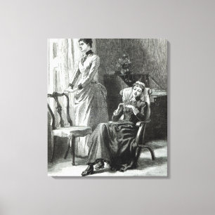 Grootgrootmoeder Severan van Leslie Keith Canvas Afdruk