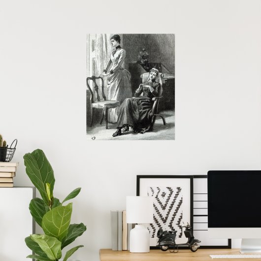 Grootgrootmoeder Severan van Leslie Keith Poster (Thuiskantoor)
