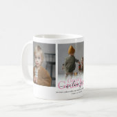 Grootgrootmoeder 'We houden van je' 3 Foto Collage Koffiemok (Voorkant links)