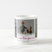 Grootgrootmoeder 'We houden van je' 3 Foto Collage Koffiemok (Center)