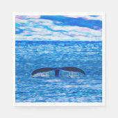 Groothandel Deep Blue Ocean Servetten (Voorkant)