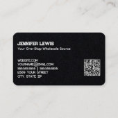 Groothandel distributeur Premium QR Visitekaartje (Achterkant)