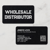 Groothandel distributeur Premium QR Visitekaartje (Voorkant / Achterkant)