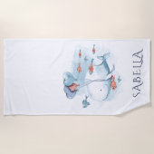 Groothandel en visvangst op maat strandlaken (Voorkant)