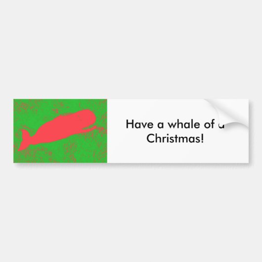Groothandel in een kerstbumper bumpersticker (Voorkant)