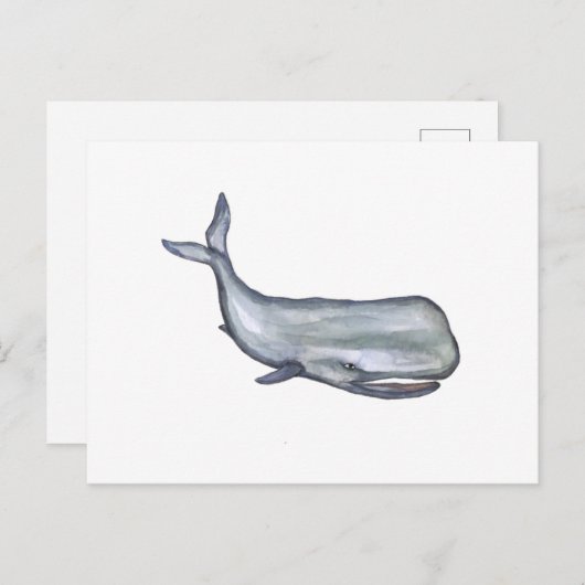 Groothandel in waterverf briefkaart (Voorkant / Achterkant)