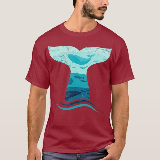 Groothandel in Waves Orca Ocean T Shirt (Voorkant)